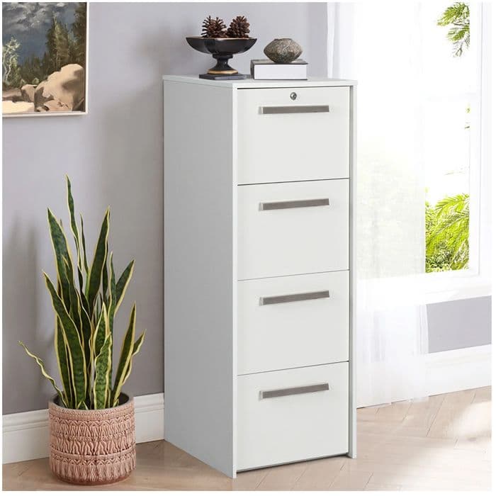 Kardex 4 Cajones White Wood Grain
