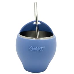 Mate Acero Inoxidable 230ml con Bombilla Lavanda - PS