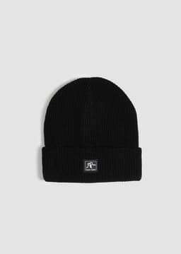 Gorro Beanie Waffle Negro 1