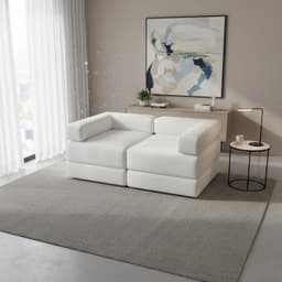 SOFA CAMA ARKOS EN LINO Crema