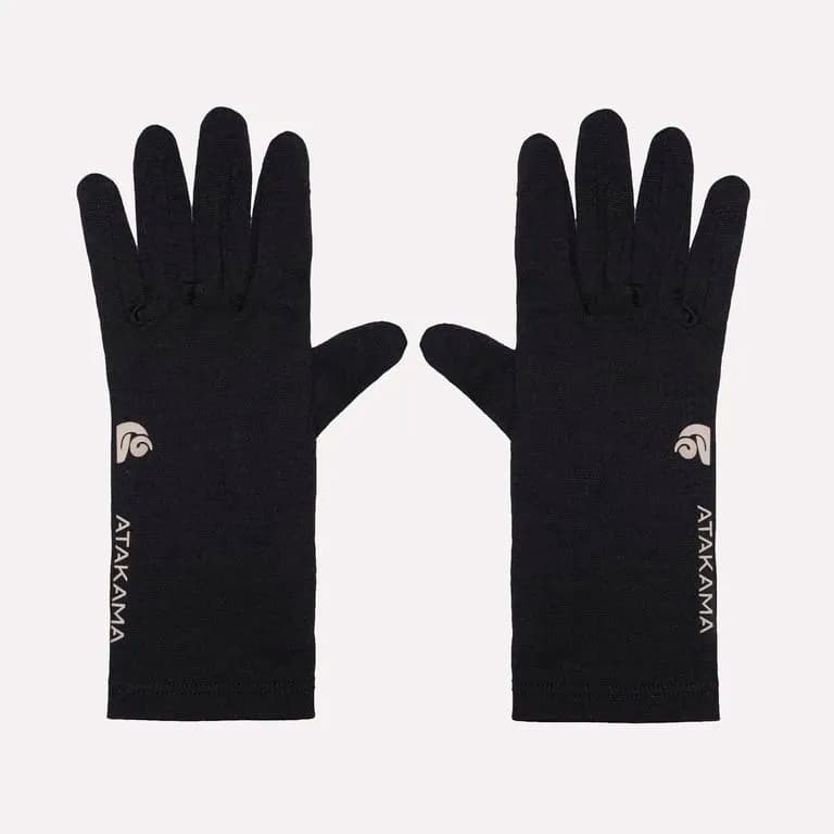 Guantes Primera Capa Serrano Lana Merino Negro S/M