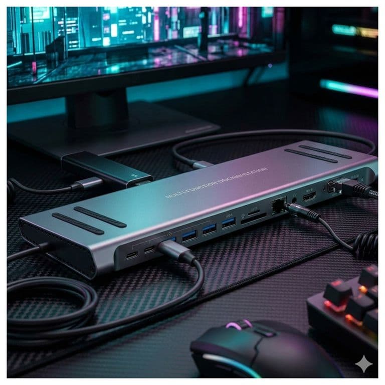 Hub USB-C 14 en 1 Docking Station Multifuncional 9199A