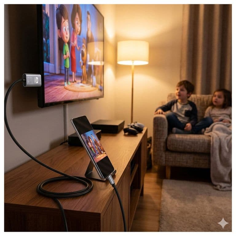 Cable de Video USB-C a HDMI 4K 2m para Laptop y Celular