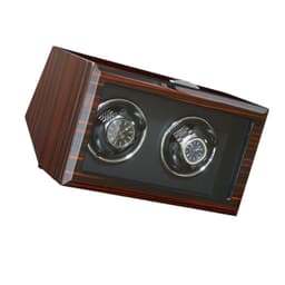 Watch Winder Doble Ebony Brillo Alto 4 Programas Cafe TALLA UNICA