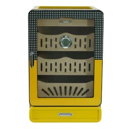 Gabinete Humidor Puros Amarillo Brillo Bandejas