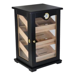 Gabinete Humidor 150 Puros Negro Mate