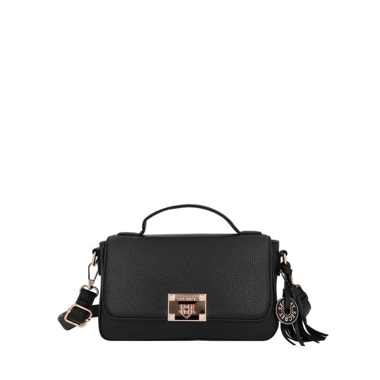 Cartera Bandolera Cork Pequena Negra ST6 Negro S