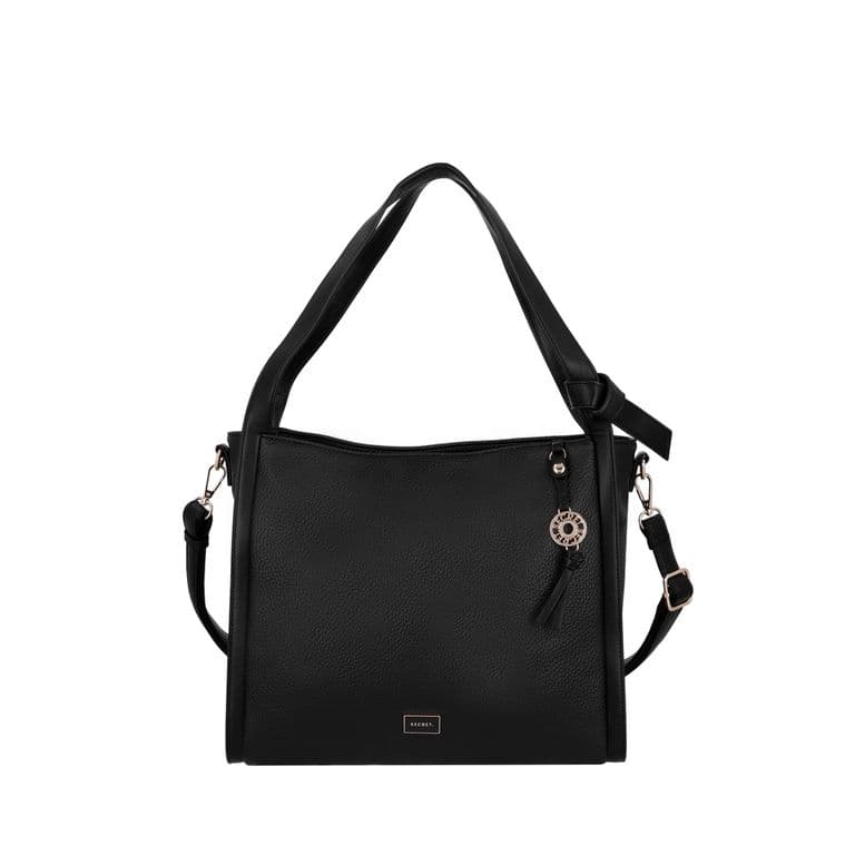 Cartera de hombro Boston ST6 L Negro Negro L
