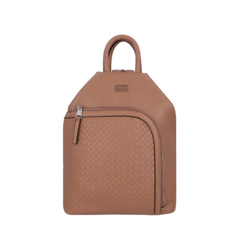 Mochila Mujer Oviedo Grande PVC Cafe ST6 Cafe L