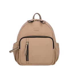 Mochila Mujer Galicia Mediana PVC Beige ST6 Beige M