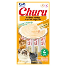 Snack Para Gatos Churu Sabor Pollo 56g 4 Tubos