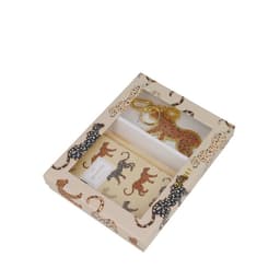 Set Libreta + Lapiz + Charm Sintra ST6 Leopardo