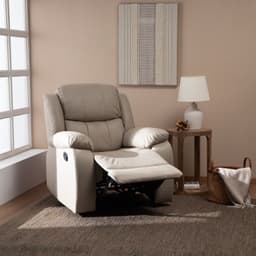 BERGERE RECLINABLE PU ISABEL BEIGE Beige