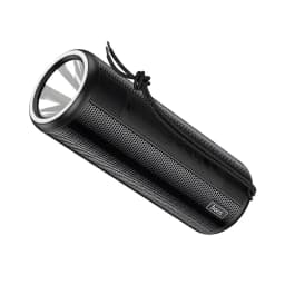 Linterna Bicicleta Parlante Bluetooth Hc11 Negro