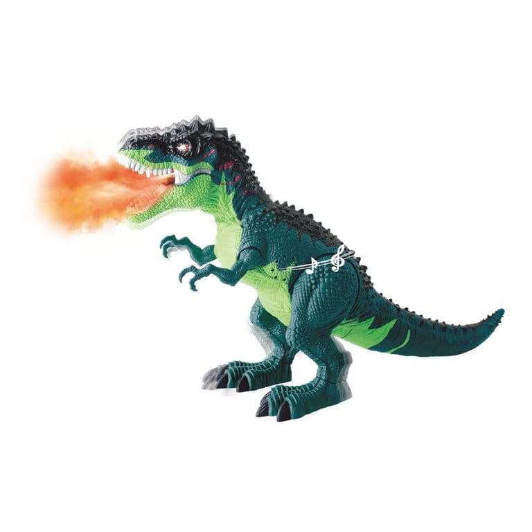 T-Rex Lanzallamas con Luz y Efecto de Fuego