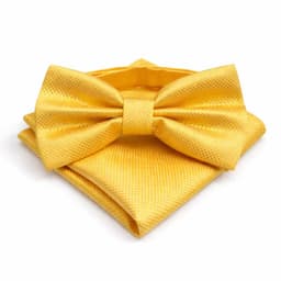 Set Humita + Panuelo TGC Modelo Noir Prestige Amarillo TALLA UNICA