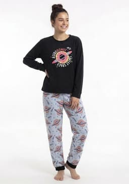Pijama Teens nina Polar 65.1625M Negro 12