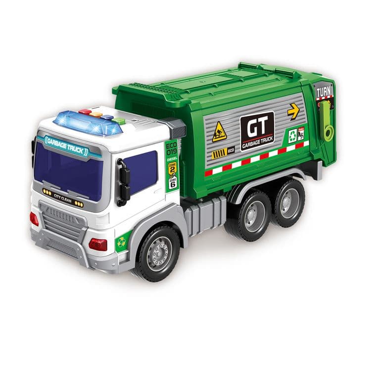 Camion de Ciudad a Friccion con Luz y Sonido Escala 116