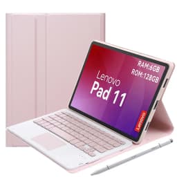 Tablet pad 11 2025 6+128GB WIFI 2.5K-Gris+Teclado Rosado+Lapiz tactil