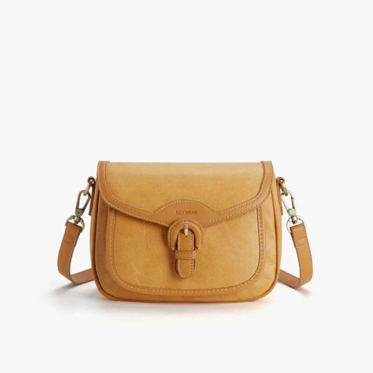 Cartera Bandolera Evelina de Papel Lavable Ecologico Ambar Ambar TALLA UNICA