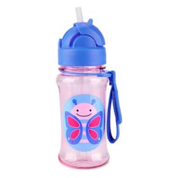 Botella con Bombilla Zoo Tritan Renew - Buttefly