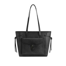 Bolso Tote Evelina de Papel Lavable 14L para 13 pulg Negro Negro TALLA UNICA