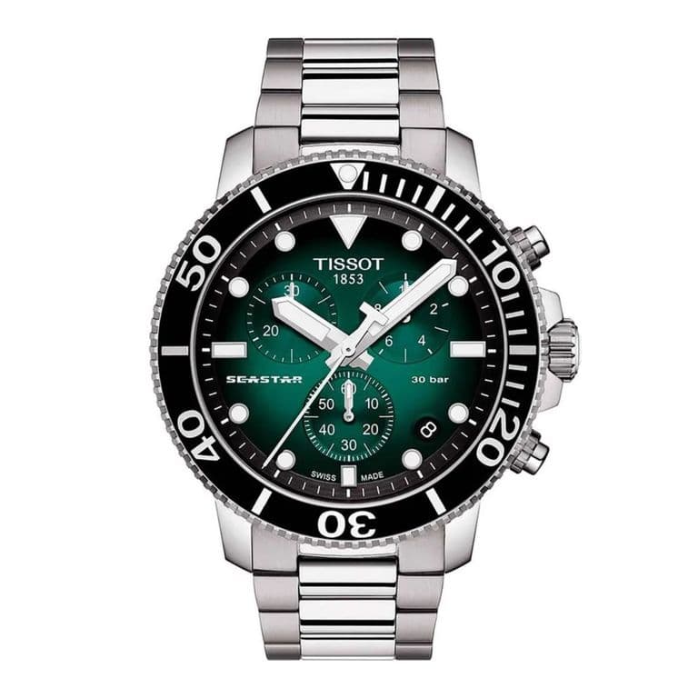 Reloj Seastar 1000 45MM T1204171109101 Verde 45