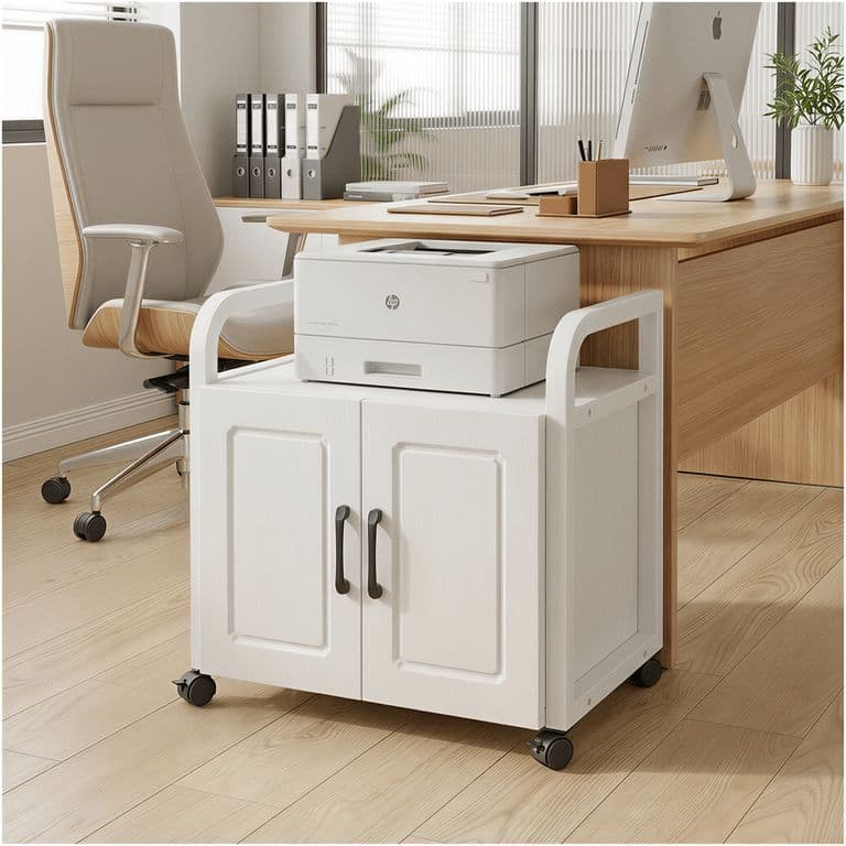 Mueble De Oficina Cajonera Archivador Porta Impresora 50cm