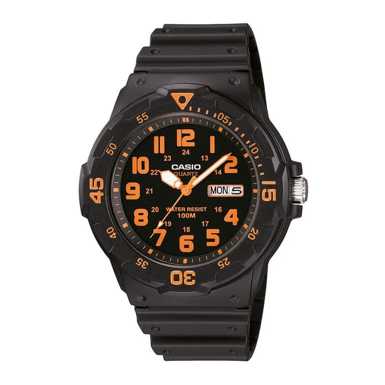 Reloj MRW-200H-4B MRW200H4B Hombre Analogo Resina Deportivo Negro TALLA UNICA