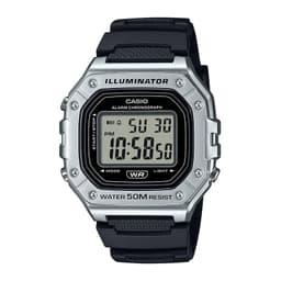Reloj W-218HM-7A W218HM7A Vintage Hombre Digital Resina Deportivo Negro TALLA UNICA