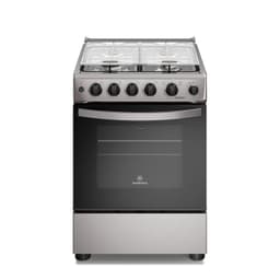Cocina a Gas 4 Platos Horno Vapor y Grill FM4PSC Inox