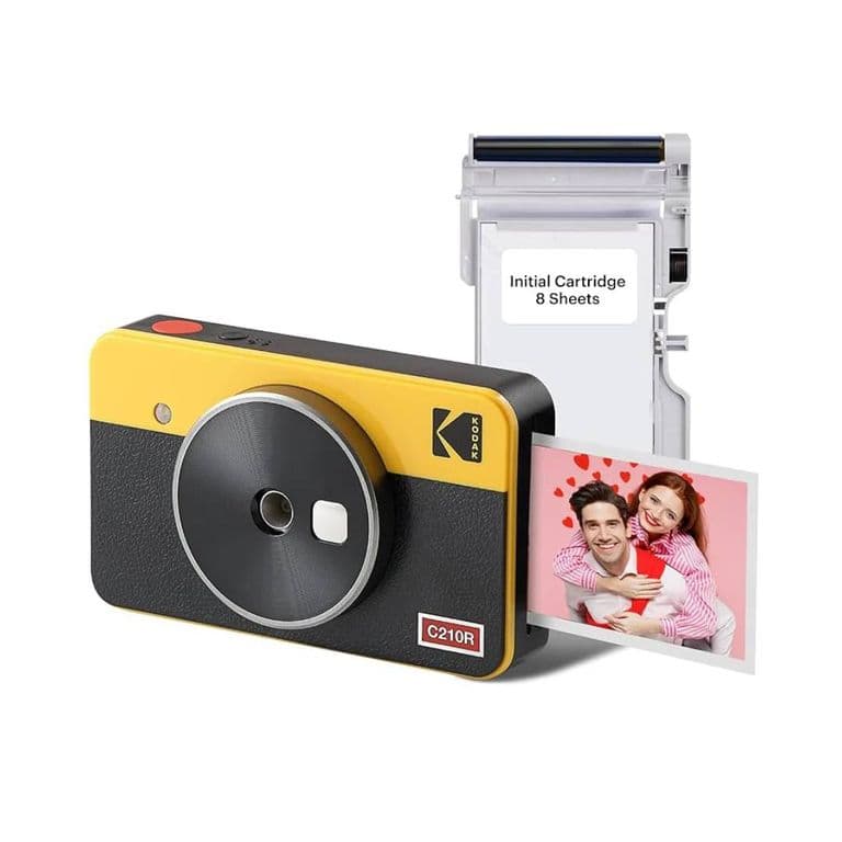 Camara Instantanea Mini Shot 2 Retro Yellow + 8 Fotos