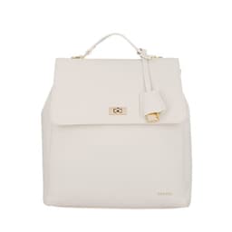 Mochila Mujer Minsk Grande Cuero de PU Beige ST6 Beige L