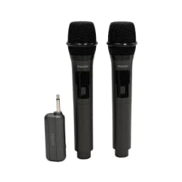 Set 2 Microfonos Inalambricos Recargables con Receptor DLM3401TP