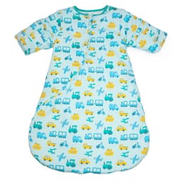 Saco de dormir bebe TOG 3.5 gota mangas removibles autos Celeste 0-6 MESES