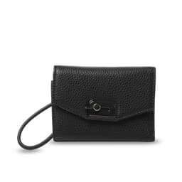 Billetera Mujer Smooth Pequena Con Rfid Blocker Negra Negro S