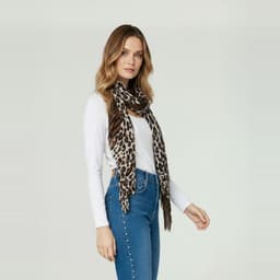Echarpe Mujer Rosa Beige Beige TALLA UNICA