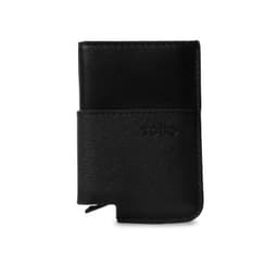 Portadocumentos Inteligente Saffiano con RFID Blocker Negro Negro S
