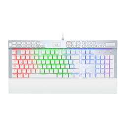 Teclado Yama White - Switch Purple, Espanol
