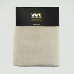 MANTEL RECTANGULAR 140 X 240CM LINO BLENDED BEIGE