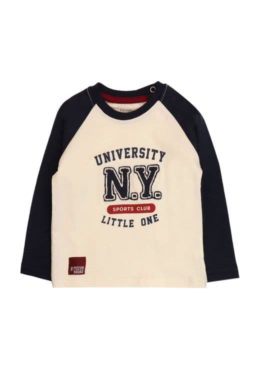 Polera Nino Squad 2620138 Crudo Blanco 3-6 MESES