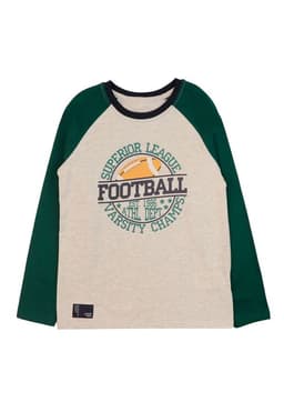 Polera Nino Squad 2620224 Gris Melange Gris 2