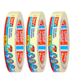 Pack 3 Cintas Enmascarar 18mm X40mt