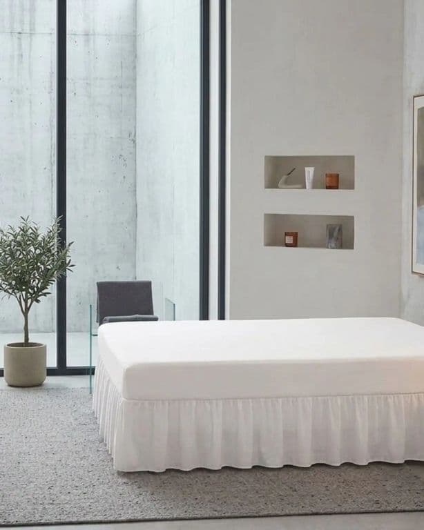 Faldon de Cama Estilo Moderno y Ajuste Perfecto 2 Plazas 150X200 CM