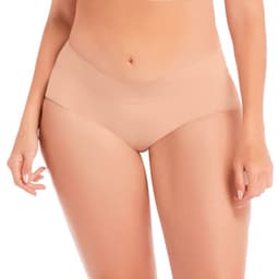 CALZON CACHETERO CON CINTURA Y PIERNAS SIN COSTURAS Piel S