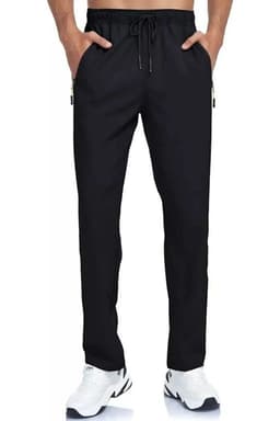 Pantalon Buzo Algodon Hombre. Jogger Invierno 662 Negro M