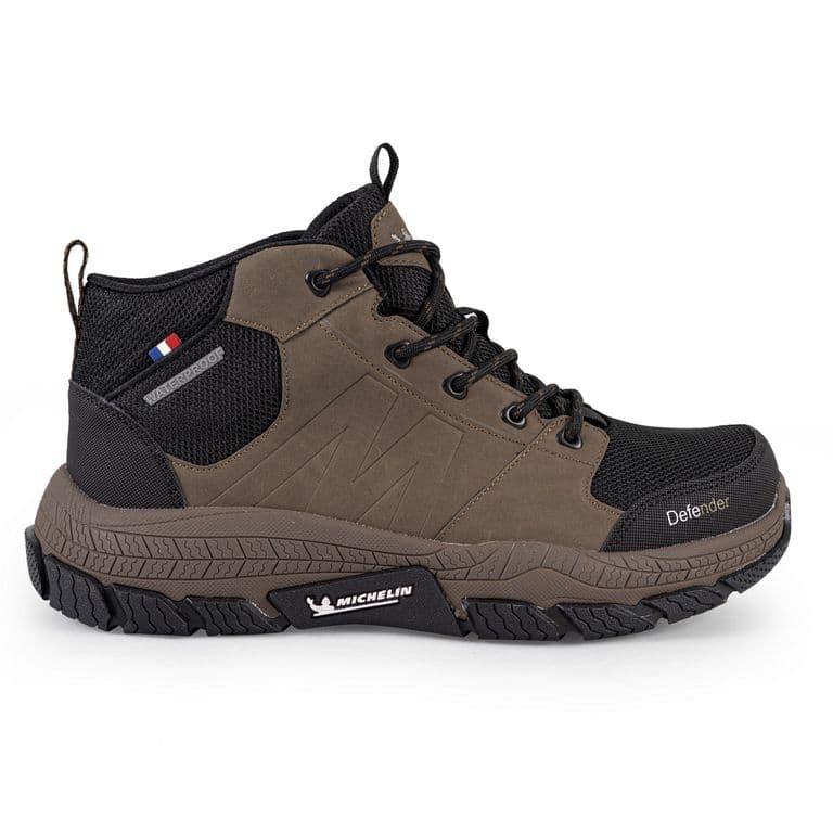 Zapatilla Lmpermeable Hombre Cafe Mostaza Michelin Df11 Amarillo 44