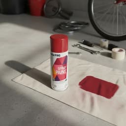 Pintura Spray Tela Madera Metal Plastico Ploeo Vehicular Rojo Scarlet