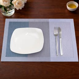 Pack 4 Individuales de mesa Home 45x30cm degrade azul