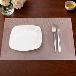 Pack 4 Individuales Home 45x30cm reversible hojas rosa